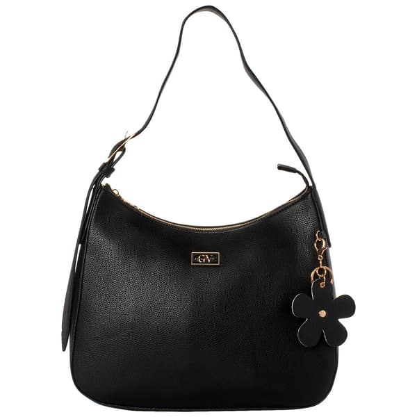 Gloria Vanderbilt Hobo With Flower Keychain