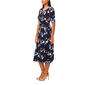 Womens MSK Elbow Sleeve Three Ring Floral Maxi Dress - image 4