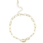 Jessica Simpson Figaro Chain Cowrie & Green Beaded Anklet Set - image 4