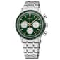 Mens Seiko Essentials Collection Green Dial Quartz Watch - SSB481 - image 1