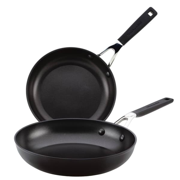 KitchenAid&#40;R&#41; Hard-Anodized Nonstick 2pc. Frying Pan Set