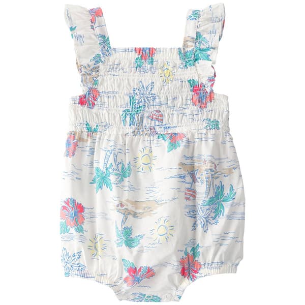 Baby Girl (3-24M) Carter''s Tropical Beach Sleeveless Romper - image 