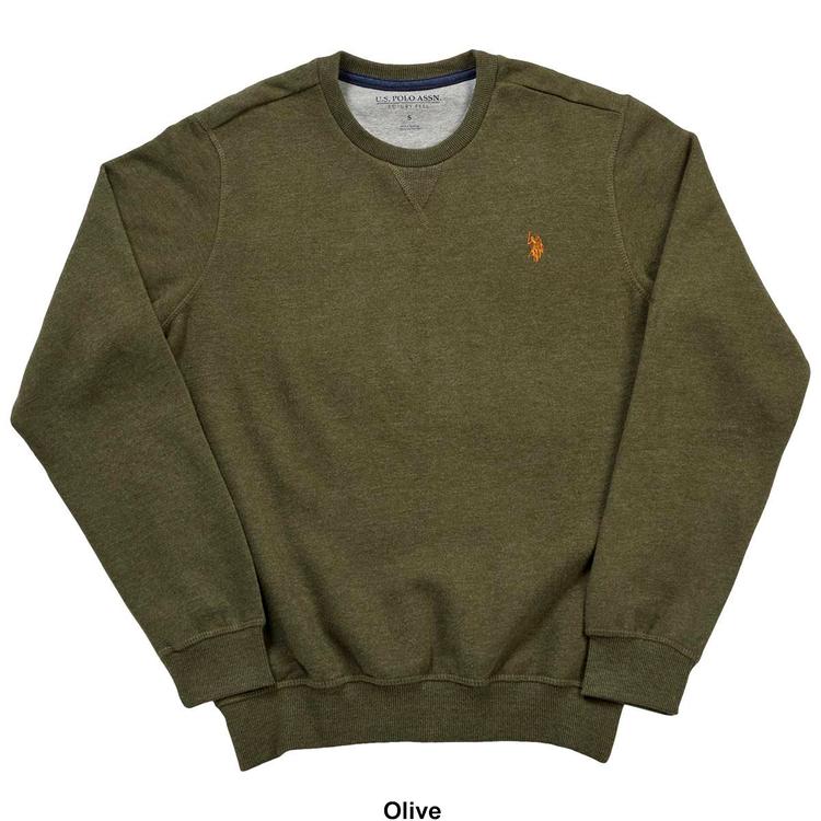 Mens U.S. Polo Assn.® Fleece Crew Neck Shirt