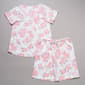 Plus Size Carole Hochman Short Sleeve Floral Bermuda Pajama Set - image 1