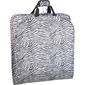 WallyBags&#40;R&#41; 52 Deluxe Travel Zebra Pattern Garment Bag - image 1