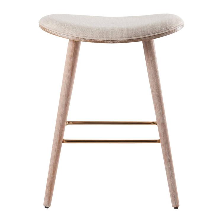 LumiSource Saddle Contemporary Counter Stools - Set of 2