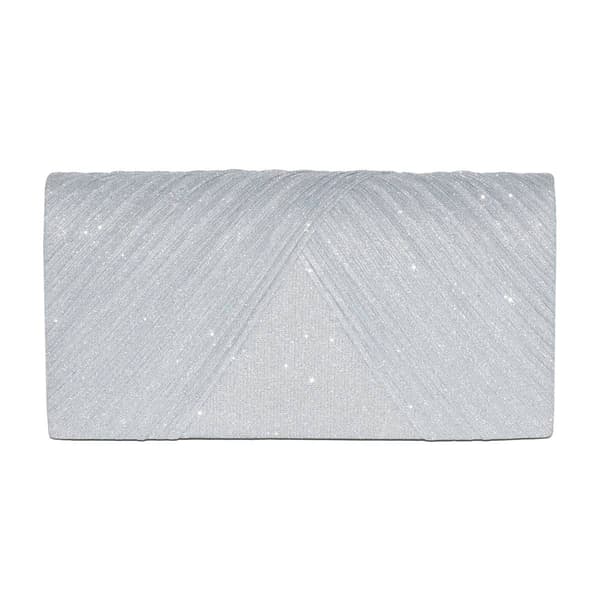 Club Rochelier Glitter Evening Bag with Pleats