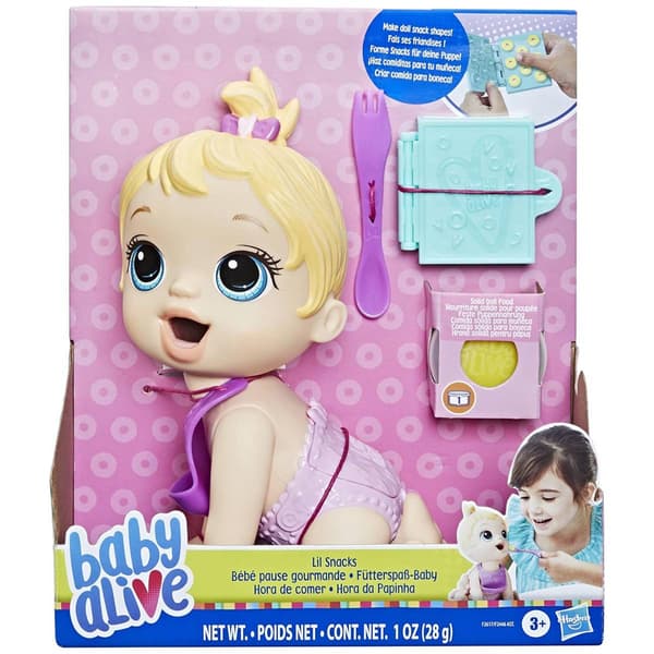 Baby Alive Blonde Hair Lil Snacks Doll
