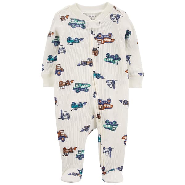 Baby Boy &#40;NB-9M&#41; Carters&#40;R&#41; Construction Thermal Sleep N Play - image 