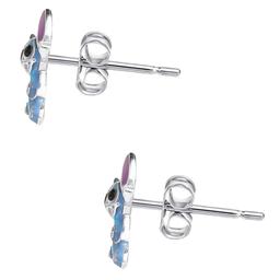 Disney Stitch Sterling Silver Enamel Stud Earrings