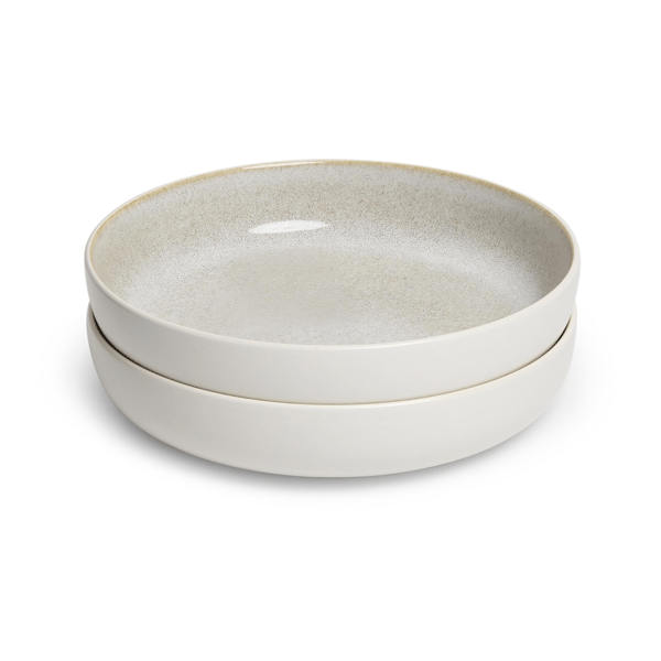 Sango Anderson Cream 10in. Large Ceramic Serving Bowl - Set of 2
