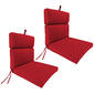 Jordan Manufacturing Veranda Red Outdoor Chair Cushions - image 1