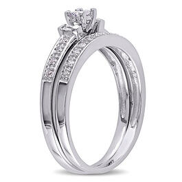 Loveblooms&#8482; 10kt. White Gold Diamond Bridal Ring Set