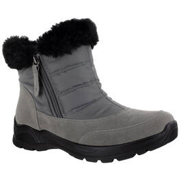Womens Easy Street Frosty Nylon Winter Ankle Boots