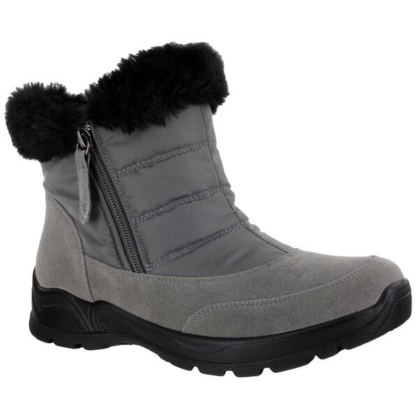 Womens Easy Street Frosty Nylon Winter Ankle Boots - image 