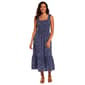 Womens beachlunchlounge Abstract Smock Ruffle Hem Midi Dress - image 1