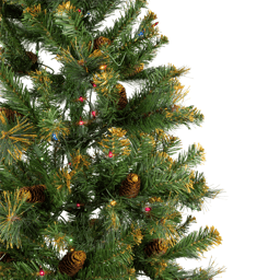 Northlight 4.5ft. Pre-Lit Yorkville Pine Pencil Christmas Tree