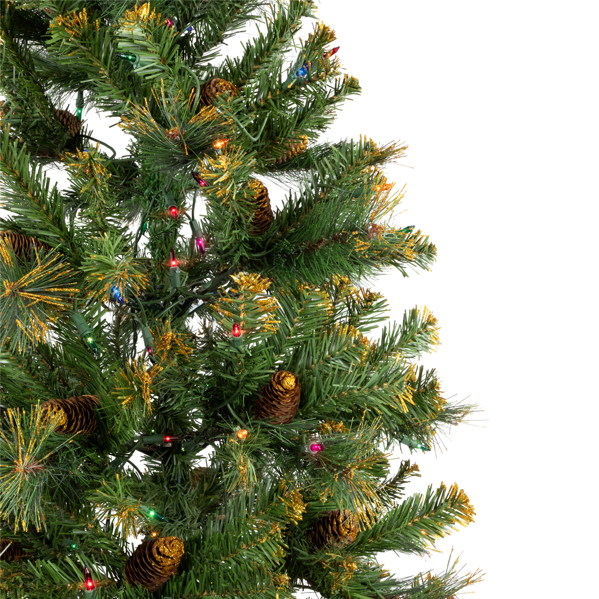 Northlight 4.5ft. Pre-Lit Yorkville Pine Pencil Christmas Tree