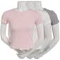 Juniors Pink Rose 3pk. Short Sleeve Crew Neck Rib Tee - image 2