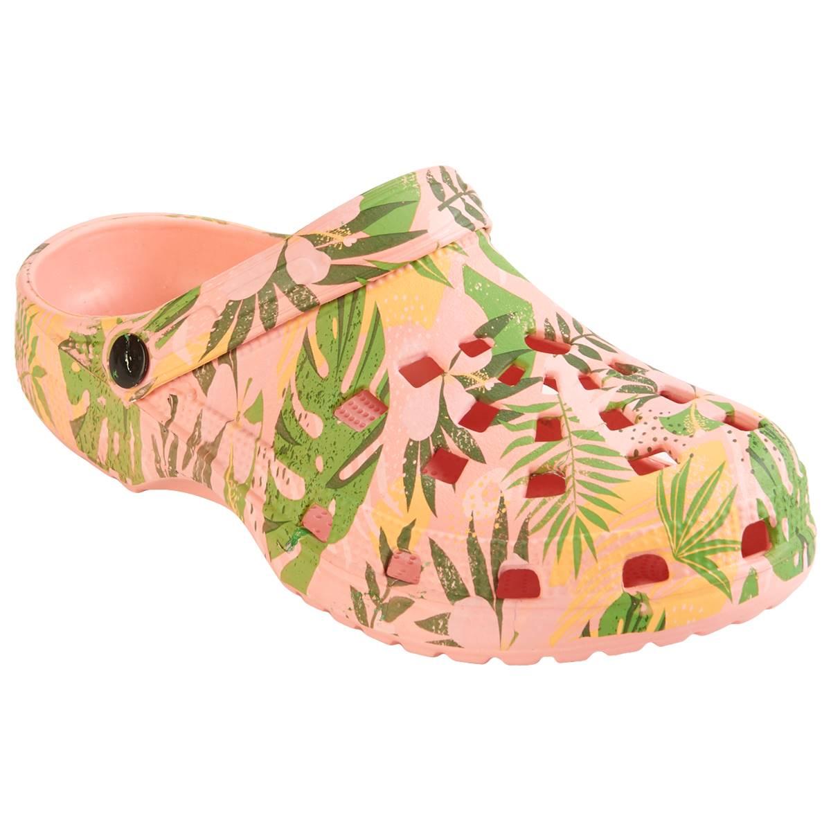 Womens Foamwalk Blown EVA Clogs - Coral