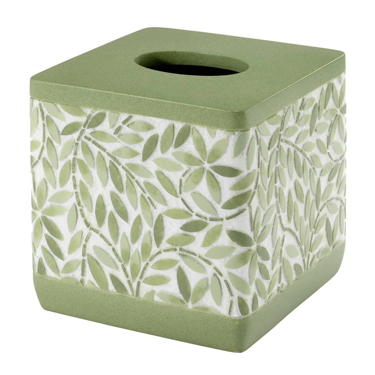 Avanti Stratford Green Tissue Box Cover