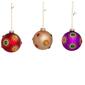 Kurt S. Adler 80MM Starburst Gem Glass Ball Ornaments - Set of 6 - image 3