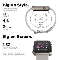 Adult Unisex iTouch Air 4 Titanium Smart Watch - TA4M01-TM1