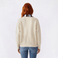 Juniors No Comment Cloud Yarn V-Neck Tunic Sweater With Scarf - image 2