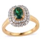 Nova Star(R) Created Emerald & Lab Grown Diamond Ring - image 1