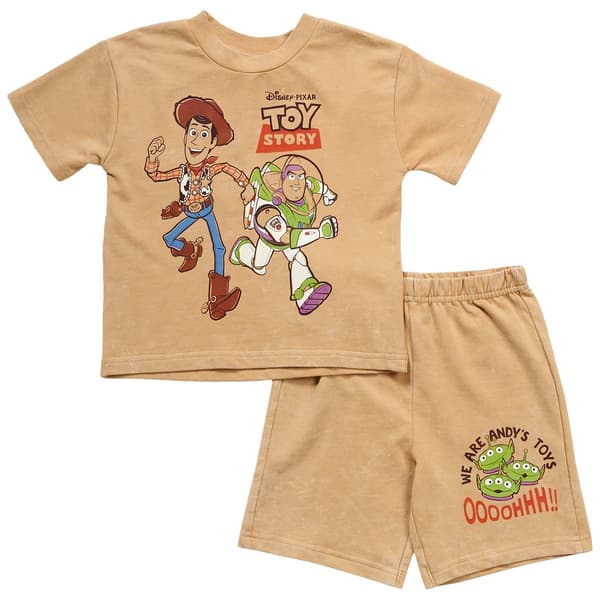 Toddler Boy Disney Pixar Toy Story Property of Andy Shorts Set