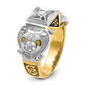Mens Gentlemen’s Classics™ 14kt. Gold 1/5ctw. Diamond Rite Ring - image 7
