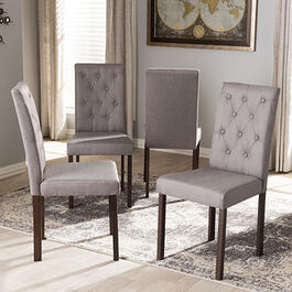 Baxton Studio Gardner Upholstered Dining Chairs - Set of 4