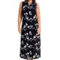 Plus Size MSK Sleeveless Floral Half Zip Neck Maxi Dress - image 4