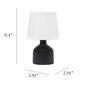 Simple Designs Mini Bocksbeutal Ceramic Table Lamp - image 8