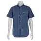 Mens Chaps Short Sleeve Stretch Button Down Shirt - Nantucket - image 1