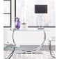 Coaster U-shaped Sofa Table - Chrome - image 2