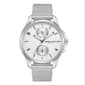 Mens Kenneth Cole(R) Silver Textured Dial Watch - KCWGK0015950 - image 1