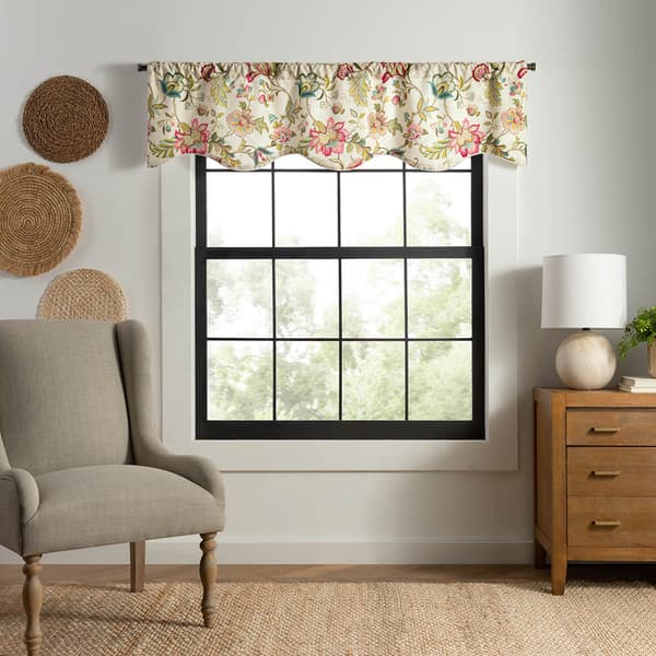 Brissac Print Lined Scallop Valance - image 