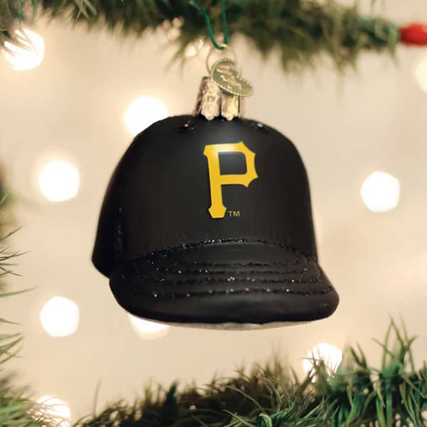 Old World Christmas Pittsburgh Pirates Baseball Cap Ornament