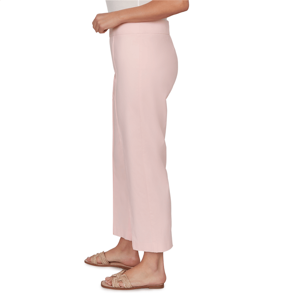 Petite Emaline Enchanted Bloom Pull On Straight Casual Pants