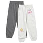 Girls (4-6x) Sweet Butterfly® 2pk. Marled/Self Love Joggers - image 2
