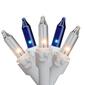 Northlight Seasonal 7ft. Blue/Clear Christmas Lights - White Wire - image 1