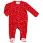 Baby Unisex &#40;NB-9M&#41; Bloomin Baby Santa Star Fleece Footie - image 1