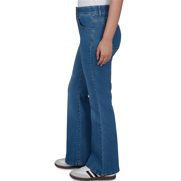 Petite Ruby Rd. Key Items Stretch Denim Kick Flare Jeans