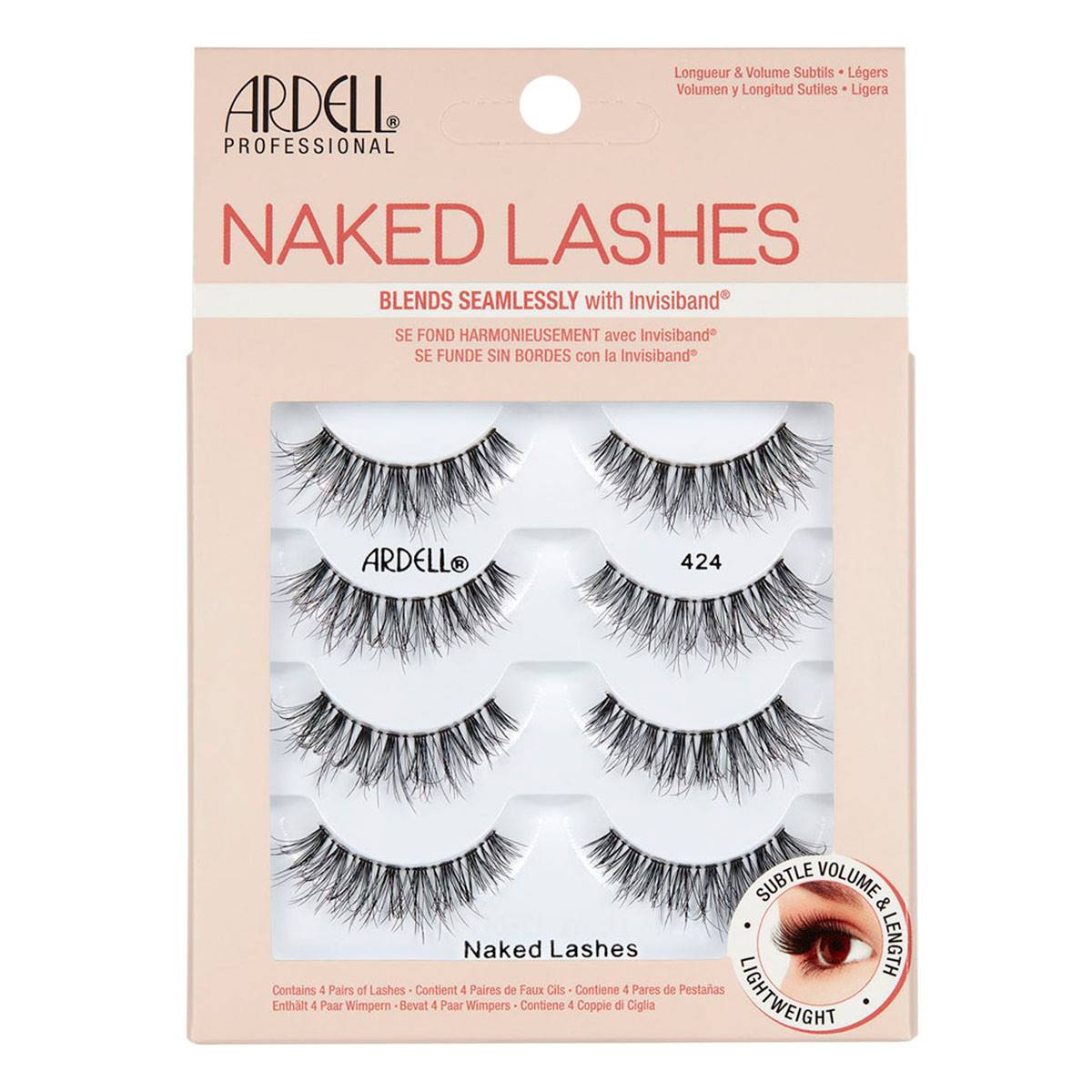 Open Video Modal for Ardell(R) Naked False Eyelashes #424 - 4 Pack