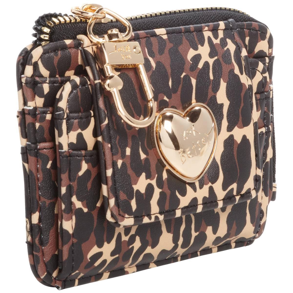 Betsey Johnson Leopard French Wallet