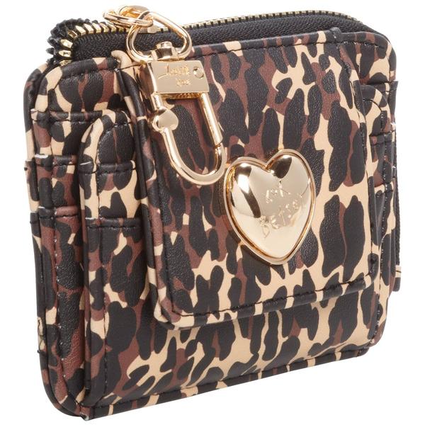 Betsey Johnson Leopard French Wallet