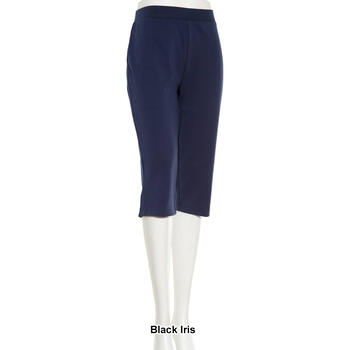 Plus Size Preswick & Moore Knit Clamdiggers Capri Pants - Boscov's