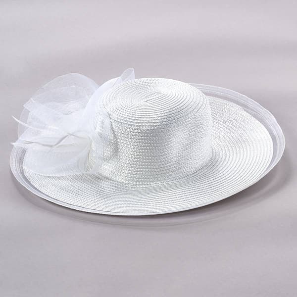 Womens Bellissima Sheer Edge Widebrim Hat - image 