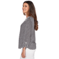 Petite Ruby Rd. Must Haves I Roll Tab Sleeve Stripe Blouse - image 4